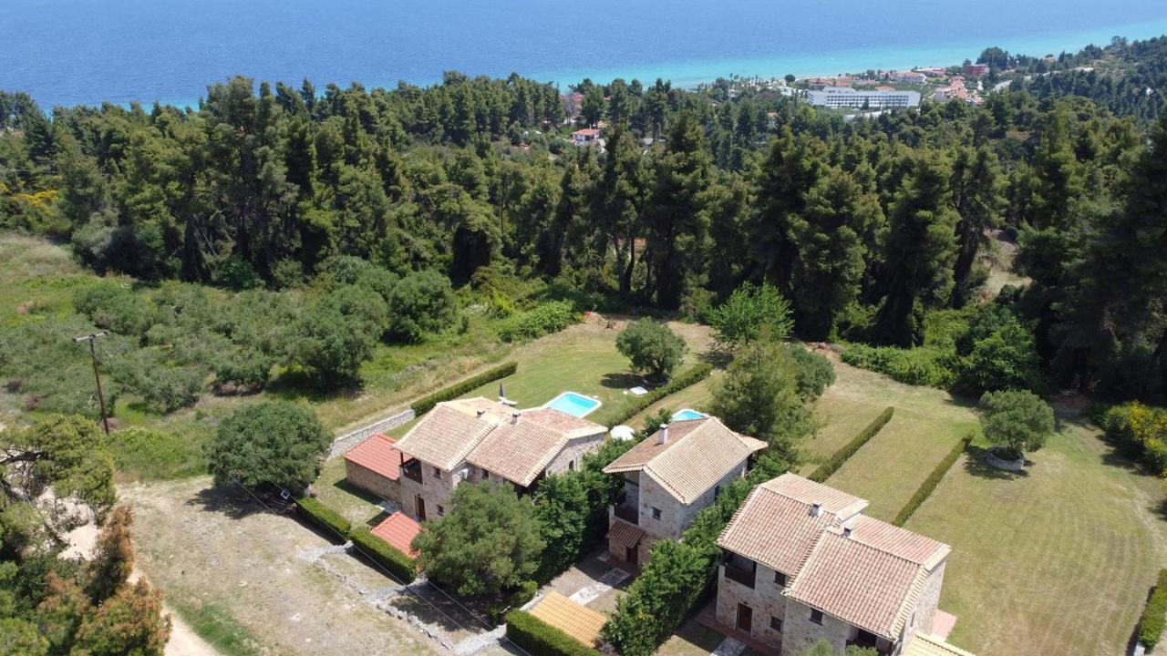Stone Made Private Pool Villas Kriopigi Bagian luar foto