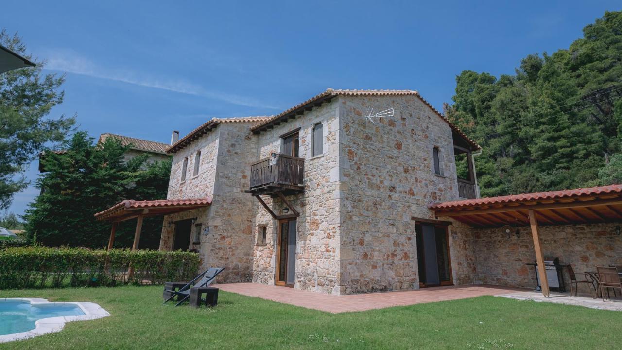 Stone Made Private Pool Villas Kriopigi Bagian luar foto